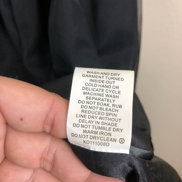 Keepsake Black Ruffle Tiered Mini Dress Size 2 - Picture 13 of 13